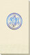 Double Circle Monogram Guest Towels Image 3 of 5
